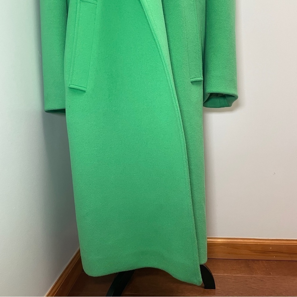 Blanca- The Adeline Coat Green Size Large Oversized Wool Winter Staple Fashion - Picture 7 of 15